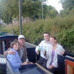 Claire & Simon with Rob & Ellyn on the Friday before the wedding