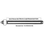 Measuring Quick Release Axles Effective Length