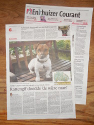 01-20-2015 Noordhollands Dagblad - Rattengif doodde ’de wijze man’