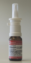 Midazolam neusspray