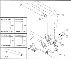 Swing Away Armrest AS110778-Z