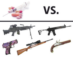 drugs control vs. gun control