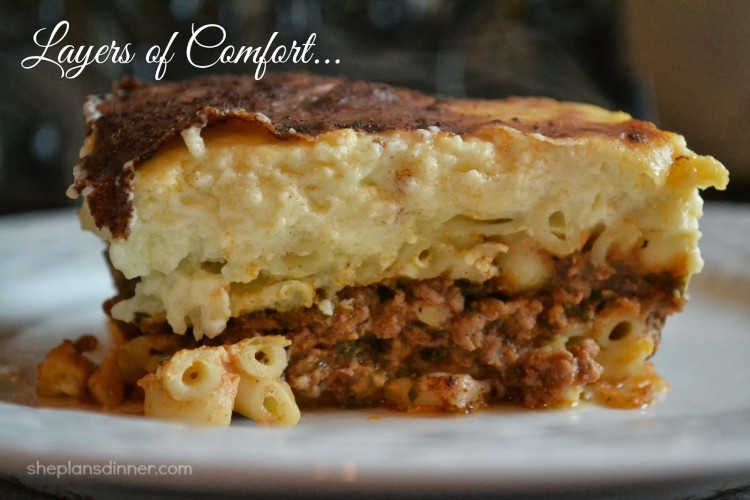 pastitsio layers of comfort